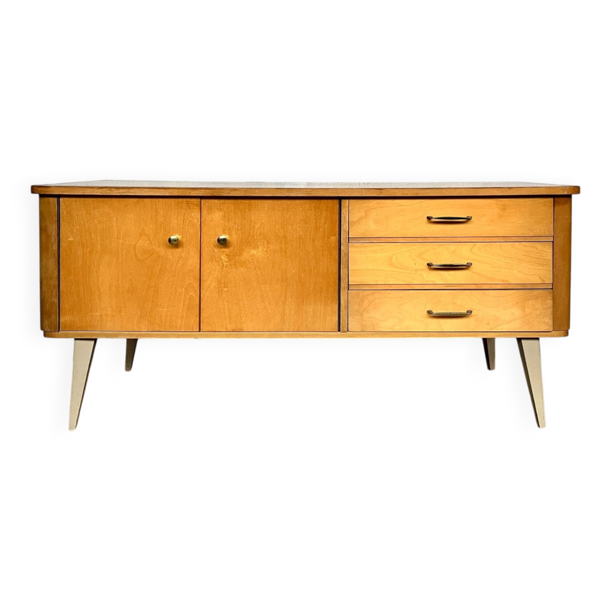 Vintage Scandinavian TV cabinet sideboard