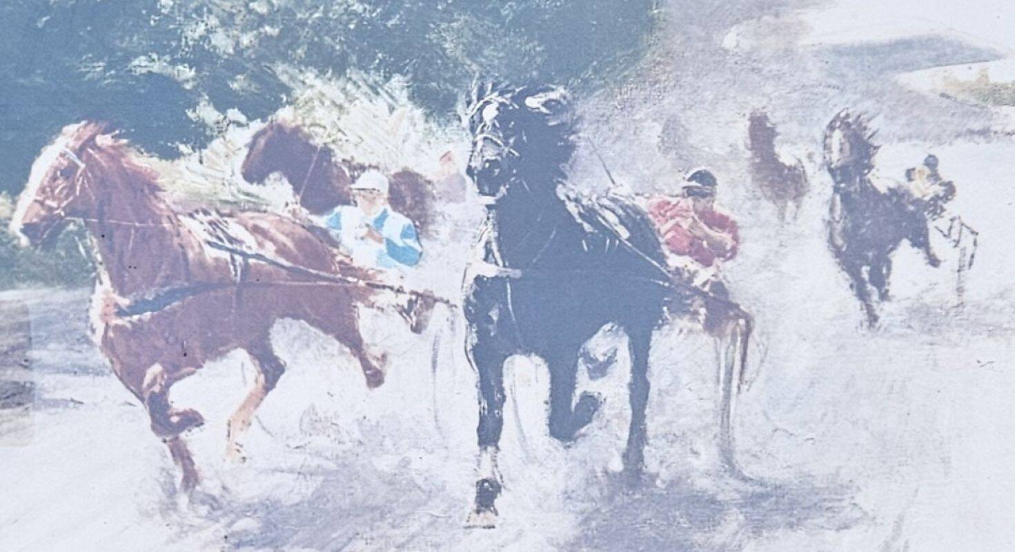 Louis Ferdinand Malespina - Aquatint Trotting Race at Vincennes