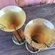 Pair of vases signed Legras