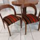 Lot de 3 chaises Baumann modèle Gondole vintage 1970