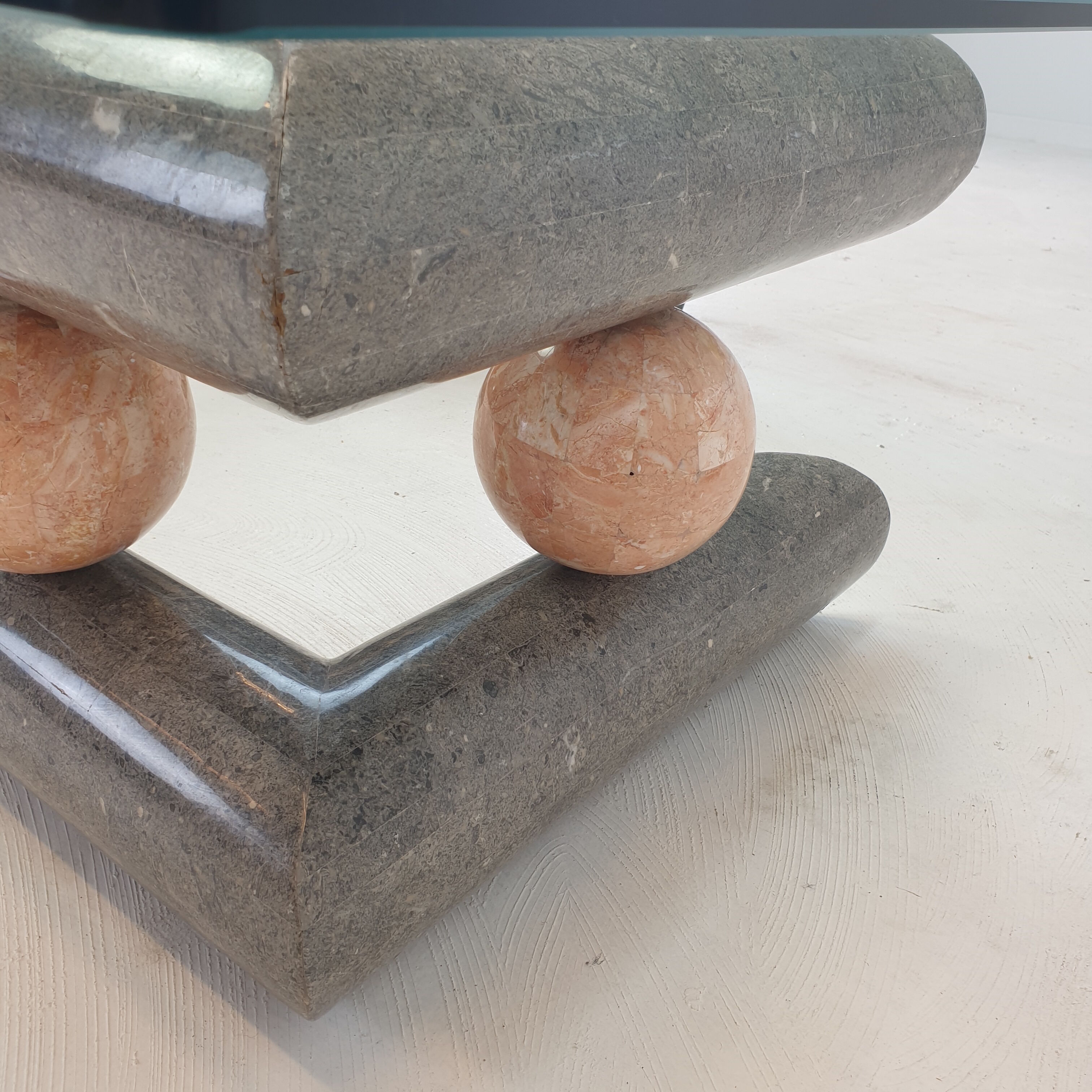 Fossil Stone Coffee Table, 1980s