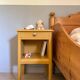 Honey yellow bedside table