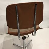60s camel office chair