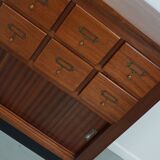 Vintage Mid-Century Dutch Hardwood Shop / Apothecary or Filing Cabinet