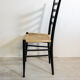 Otto Gerdau's wooden chair and rope, 1960s