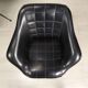 Vintage black skai armchairs