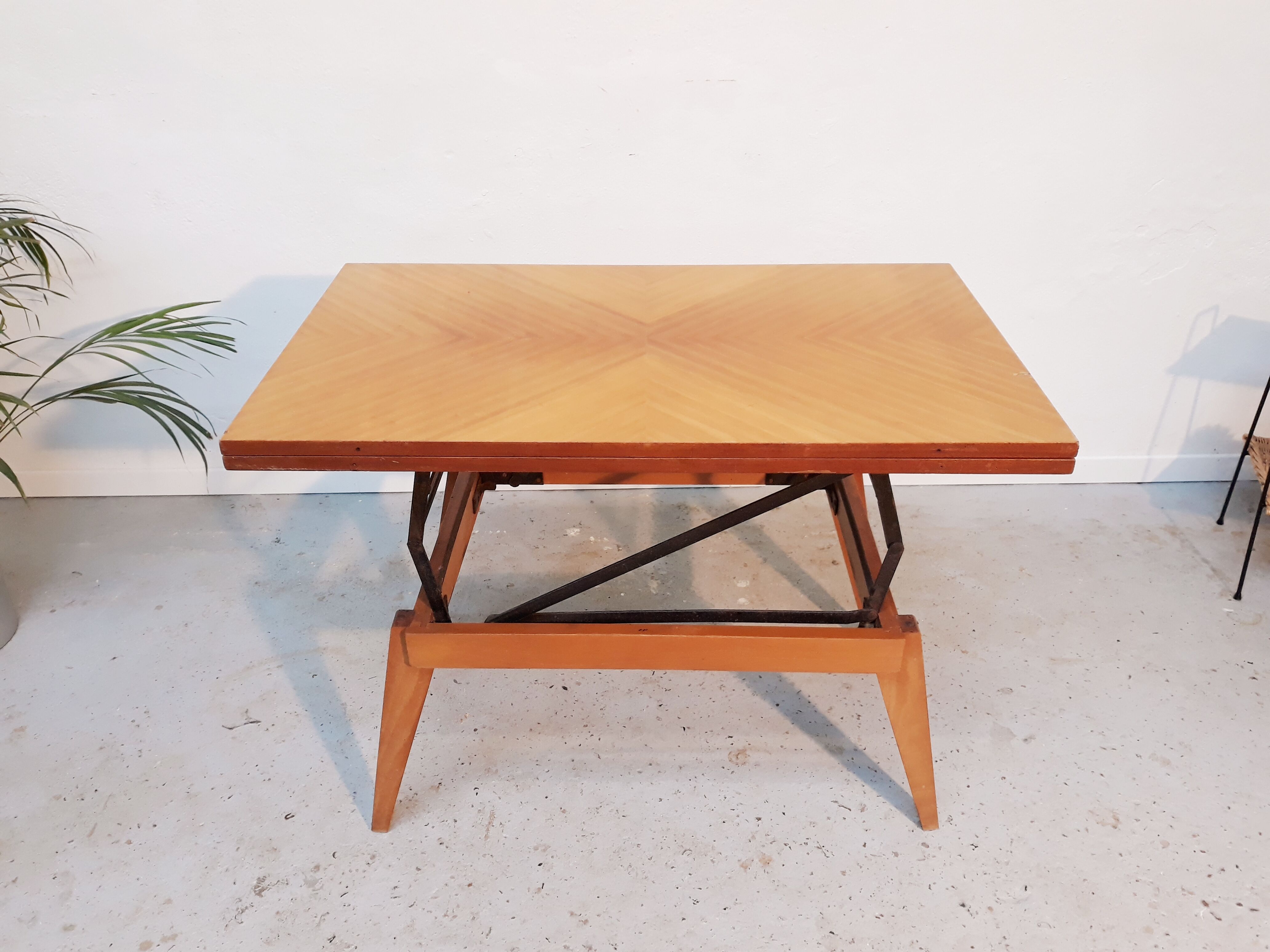 Albert Ducrot portfolio liftable vintage coffee table