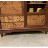 Antique Jugendstil display cabinet, Art Nouveau - Majorelle style