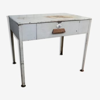 Vintage metal side table