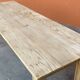 Large alsatian bistro coffee table in raw natural fir french bistro table 1930