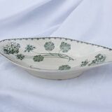 Ravier in iron earth model "Geranium", Sarreguemines