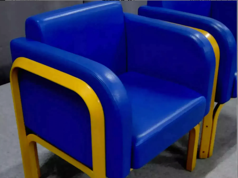 Pair of leather armchairs 1970