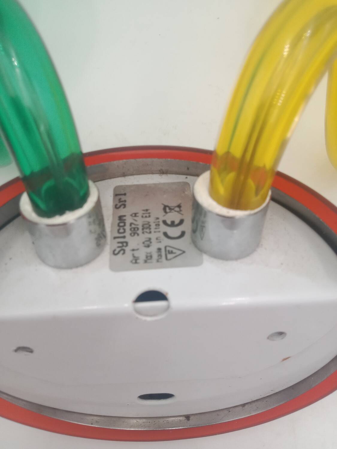 Murano glass wall lamp