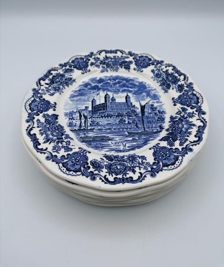 English porcelain plates