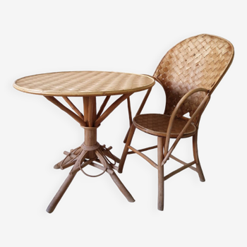 Table et chaise vintage