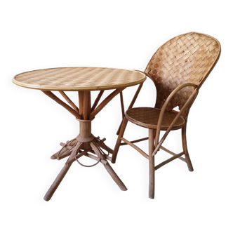 Table et chaise vintage