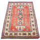 Handmade afghan rug in wool 98x149cm