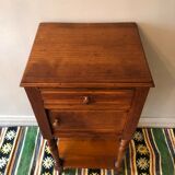 Old oak bedside table