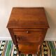 Old oak bedside table