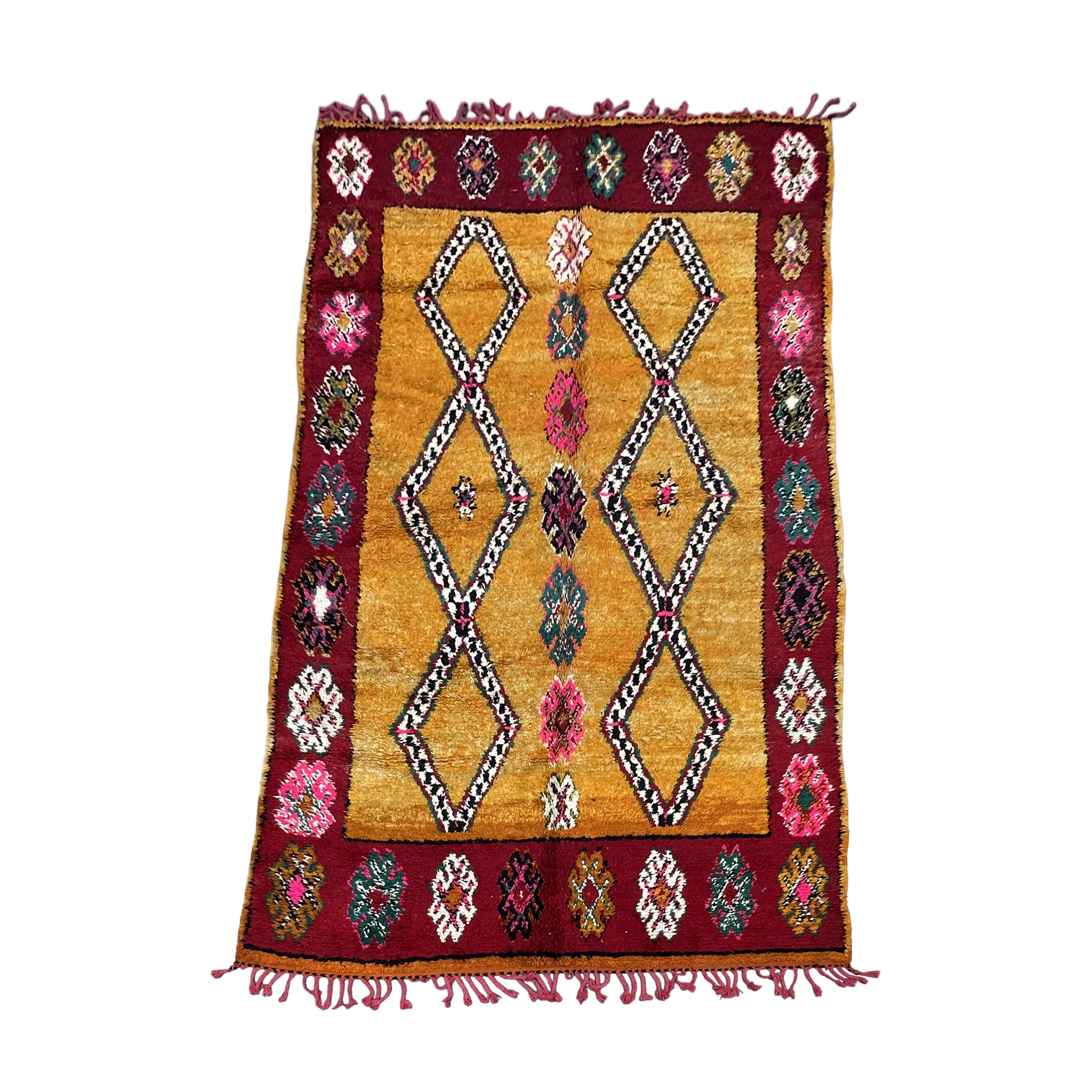 Colorful Taznakht Moroccan rug - 350 x 195 cm
