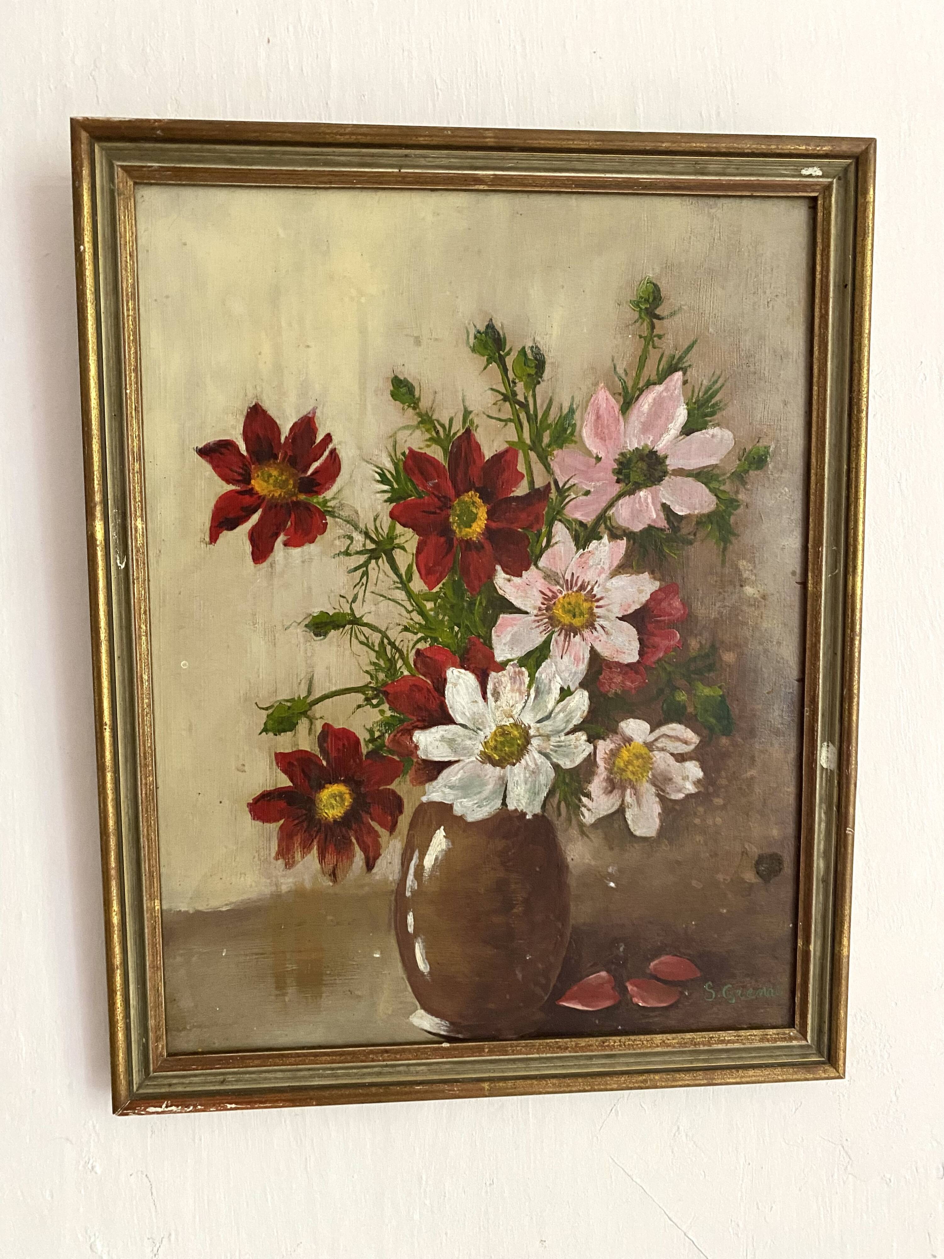 Peinture bouquet de fleurs
