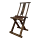 Rustic Primitive Antique Chinese Folding Travel Chair