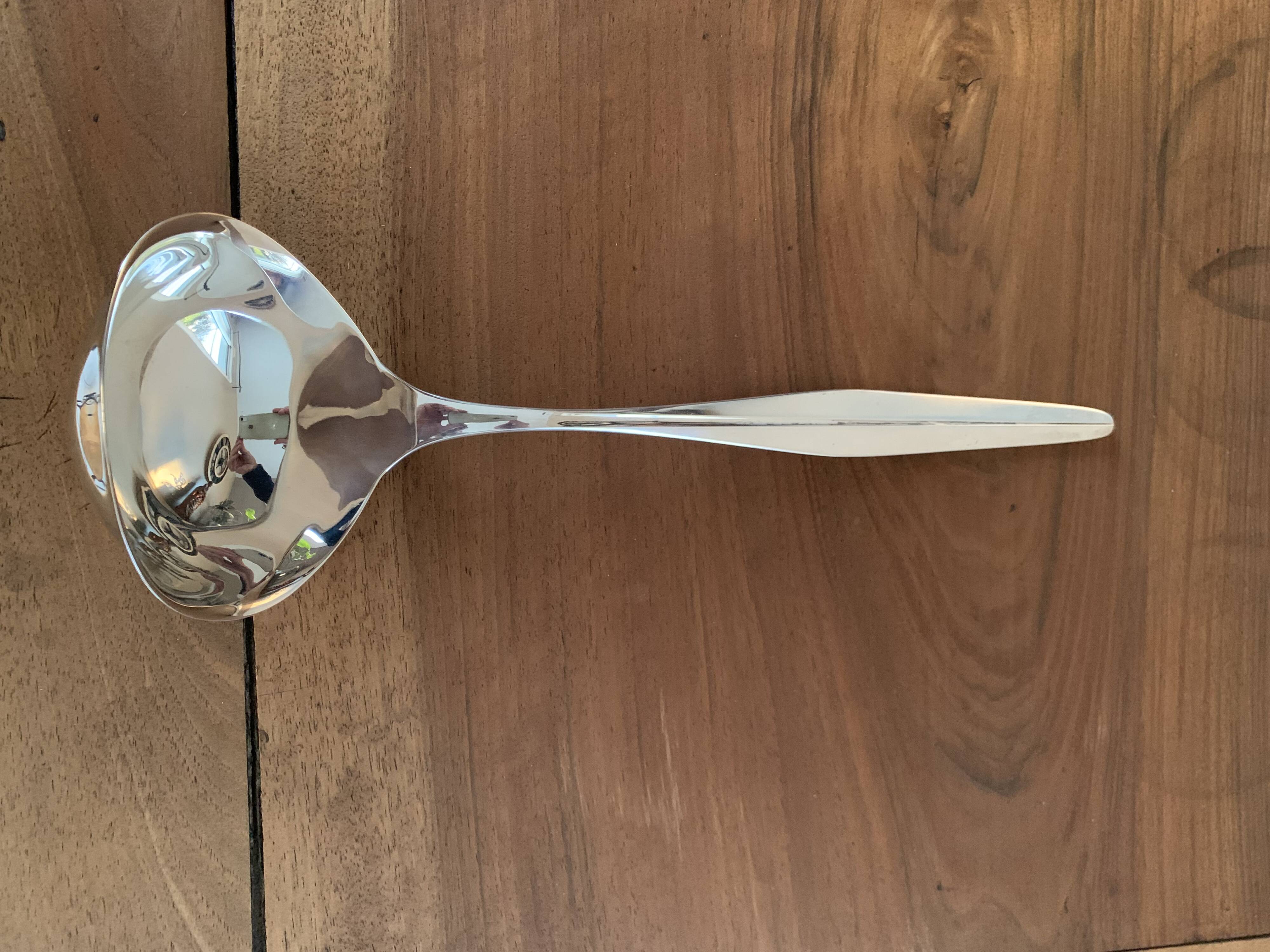 Silver-plated metal sauce ladle WMF