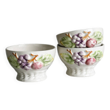 Set of 3 slip bowls