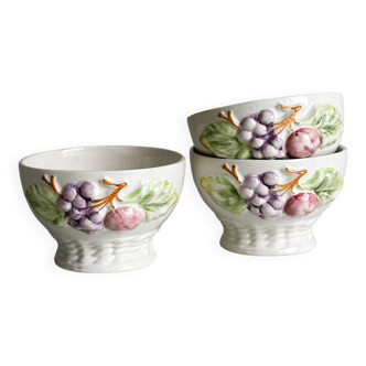 Set of 3 slip bowls