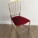 Chaise Chiavari en laiton