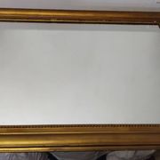 Ancien miroir en bois et plâtre 69x93cm