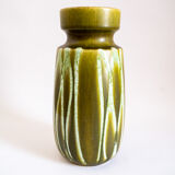 West Germany vintage green ceramic vase from West Germany, 50s