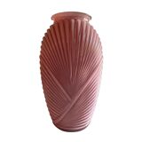 Pink vase draped art deco