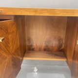 Bureau en noyer du milieu du siècle, années 1970, Tchécoslovaquie