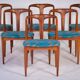 Juliane chairs by Johannes Andersen for Uldum Furniture, Denmark, 1960s, Set of 6