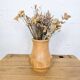 Turned wooden vase