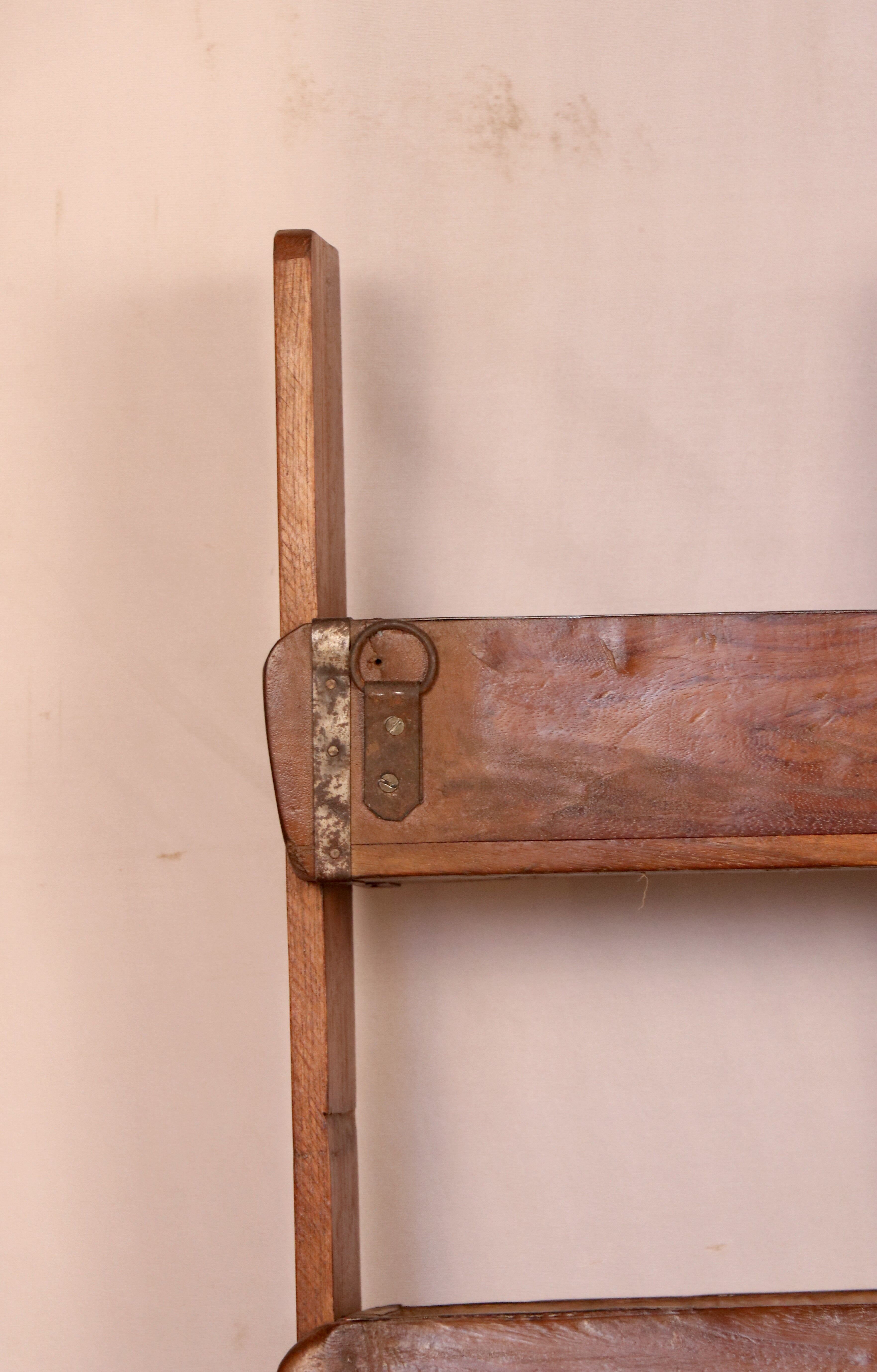 5-level shelf in Burmese teak