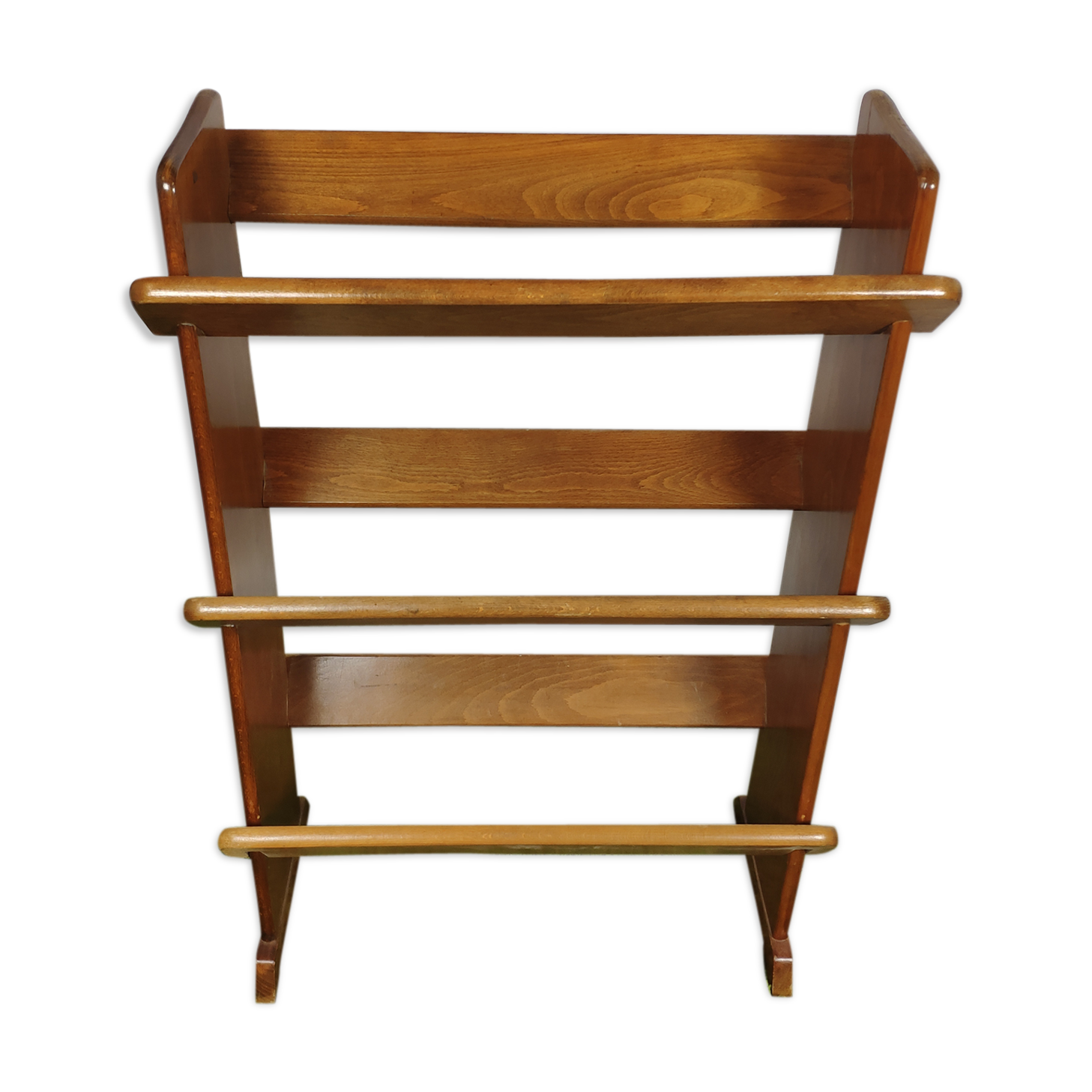 Bibliothèque porte livre vintage en chêne