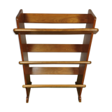 Bibliothèque porte livre vintage en chêne