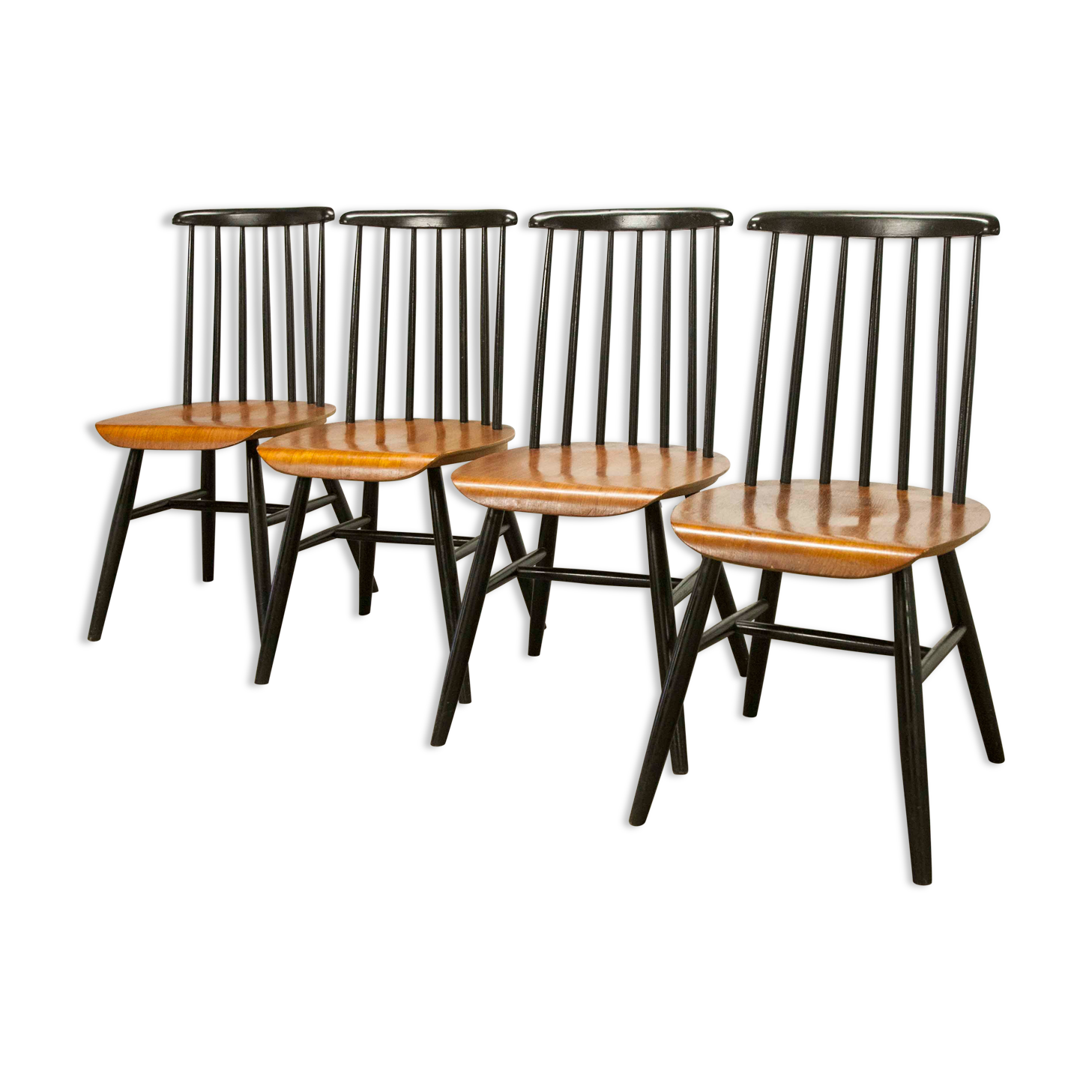 Set of 4 Fanett chairs by IImari Tapiovaara 1960