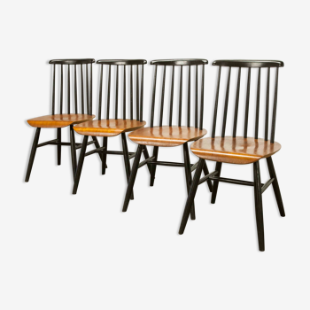 Set of 4 Fanett chairs by IImari Tapiovaara 1960