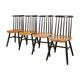 Set of 4 Fanett chairs by IImari Tapiovaara 1960