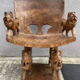 Wooden African lounge