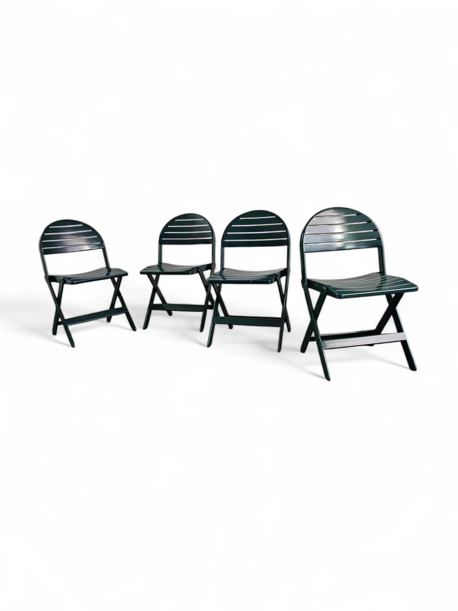 4 x Niels Gammelgaard / Ikea vintage / folding chair / 1993