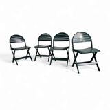 4 x Niels Gammelgaard / Ikea vintage / folding chair / 1993