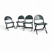 4 x Niels Gammelgaard / Ikea vintage / folding chair / 1993
