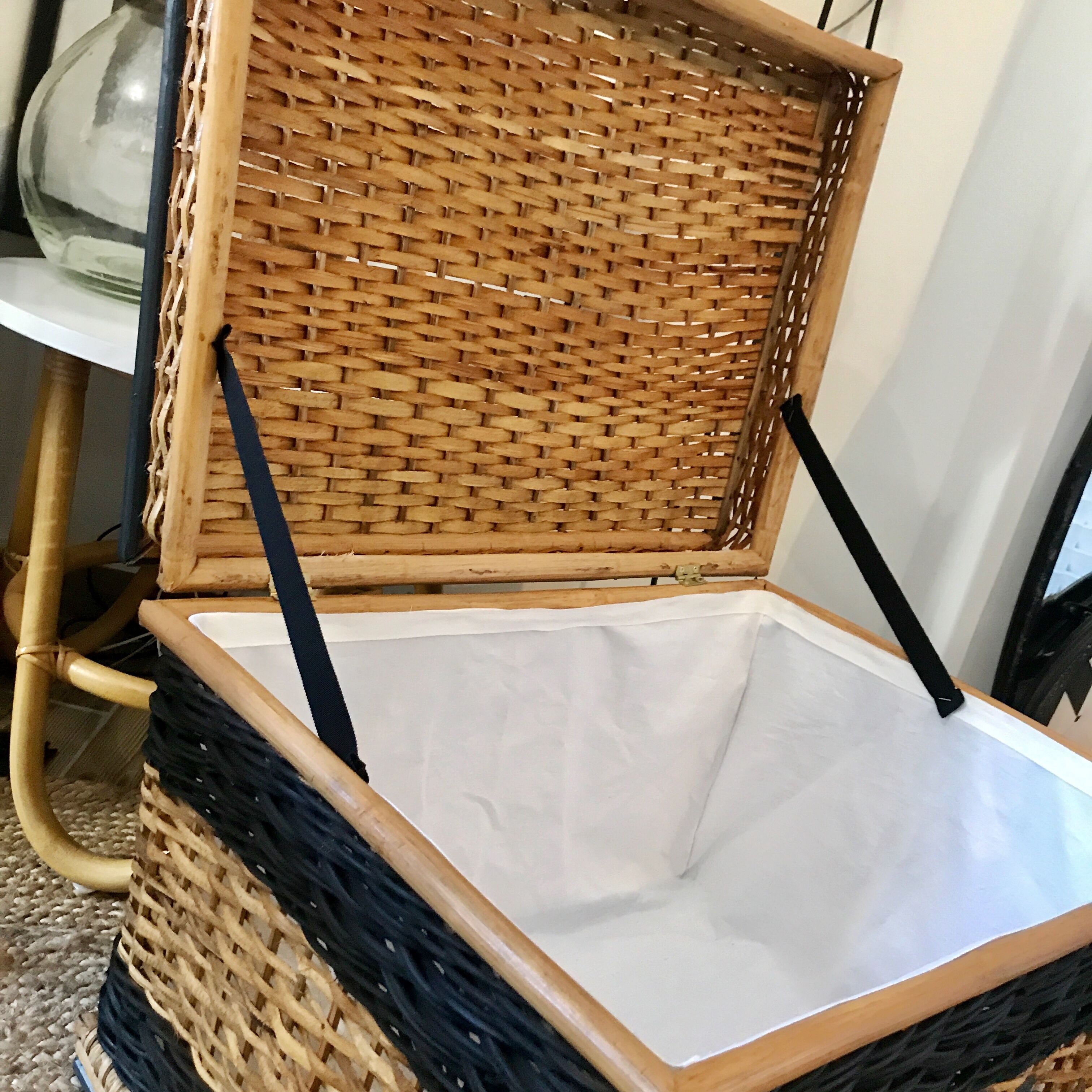 Vintage wicker chest