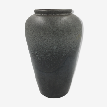 Vase en céramique brun et gris clair