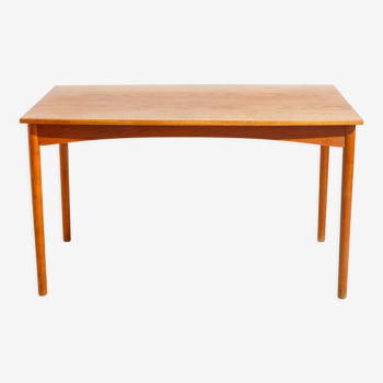 Teak and oak dining table by Jpoul m. Volther for Fdb