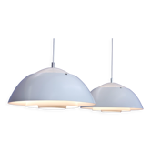 Pair of vintage Danish pendant lamps / Safari model